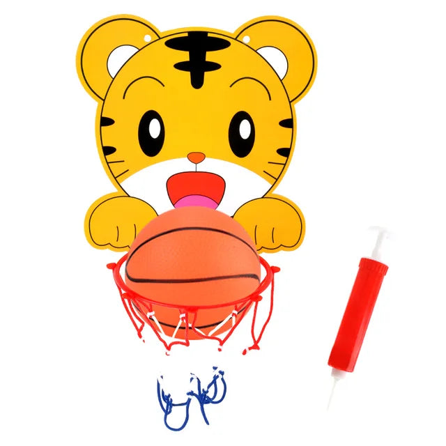 Kids Basketball Hoop Stand Kit Adjustable with Ball Pump