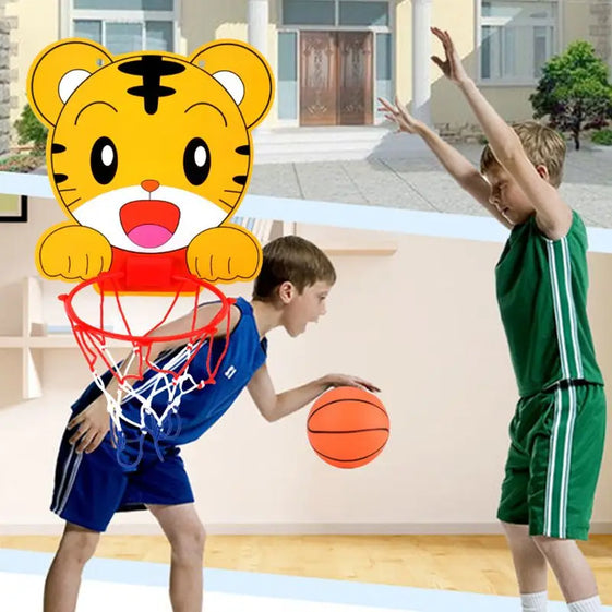 Kids Basketball Hoop Stand Kit Adjustable with Ball Pump