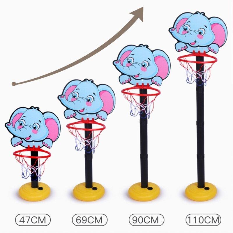 Kids Basketball Hoop Stand Kit Adjustable with Ball Pump