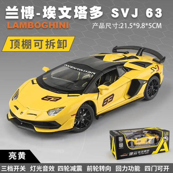 Lamborghini Aventador SVJ-63 Diecast Model Car (1/24 scale)