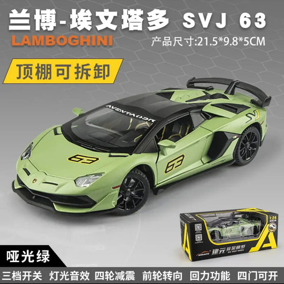 Lamborghini Aventador SVJ-63 Diecast Model Car (1/24 scale)