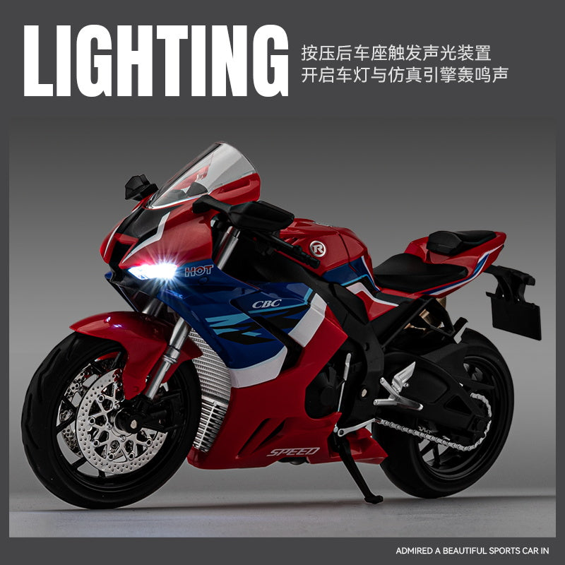 1:12 Diecast Honda CBR 1000RR-R Fire Blade Model Bike