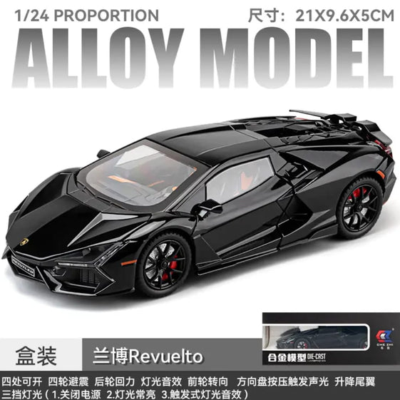 Lamborghini Revuelto Die-Cast Model Car 1/24: