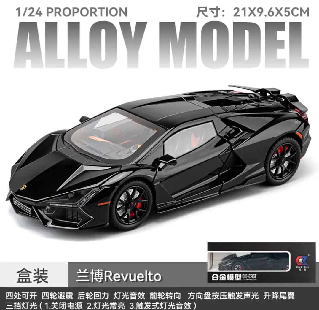 Lamborghini Revuelto Die-Cast Model Car 1/24: