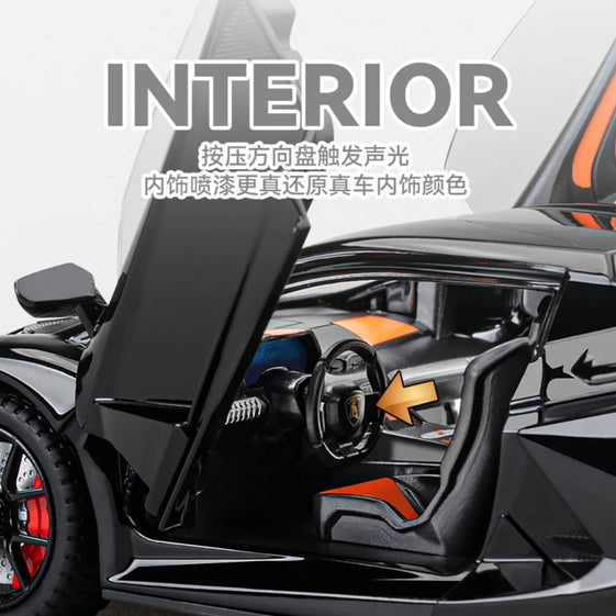 Lamborghini Revuelto Die-Cast Model Car 1/24: