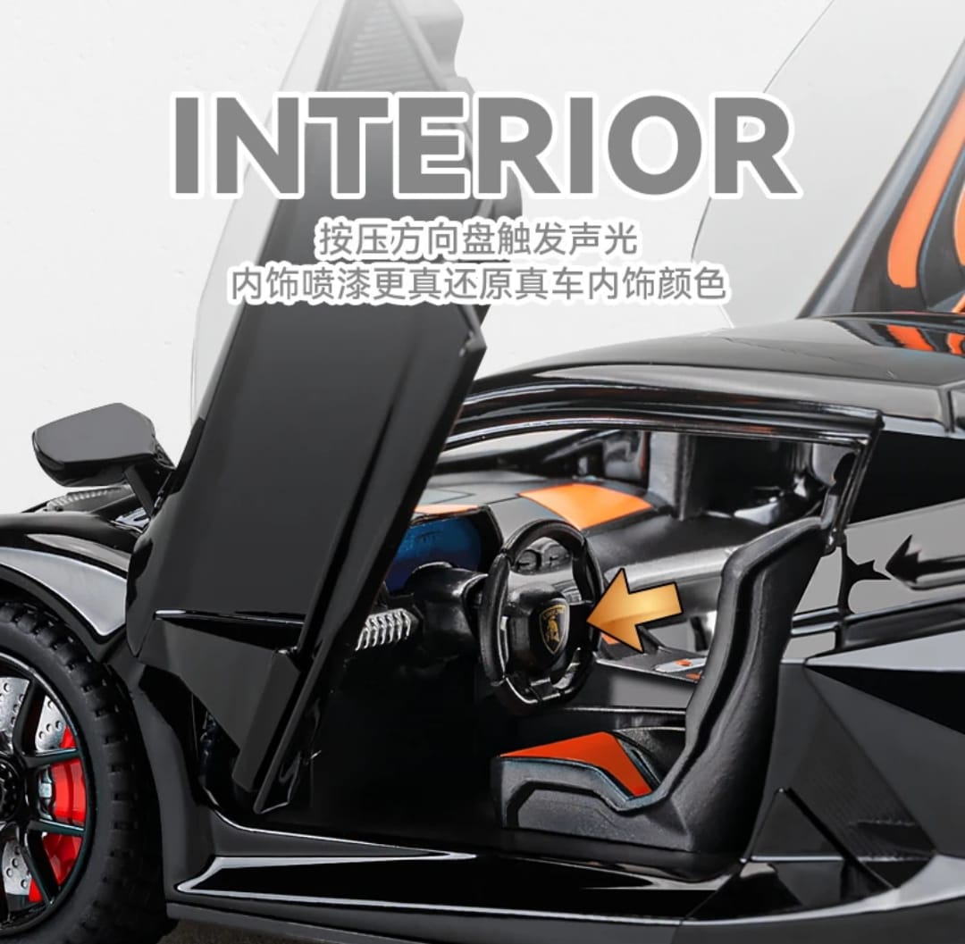 Lamborghini Revuelto Die-Cast Model Car 1/24: