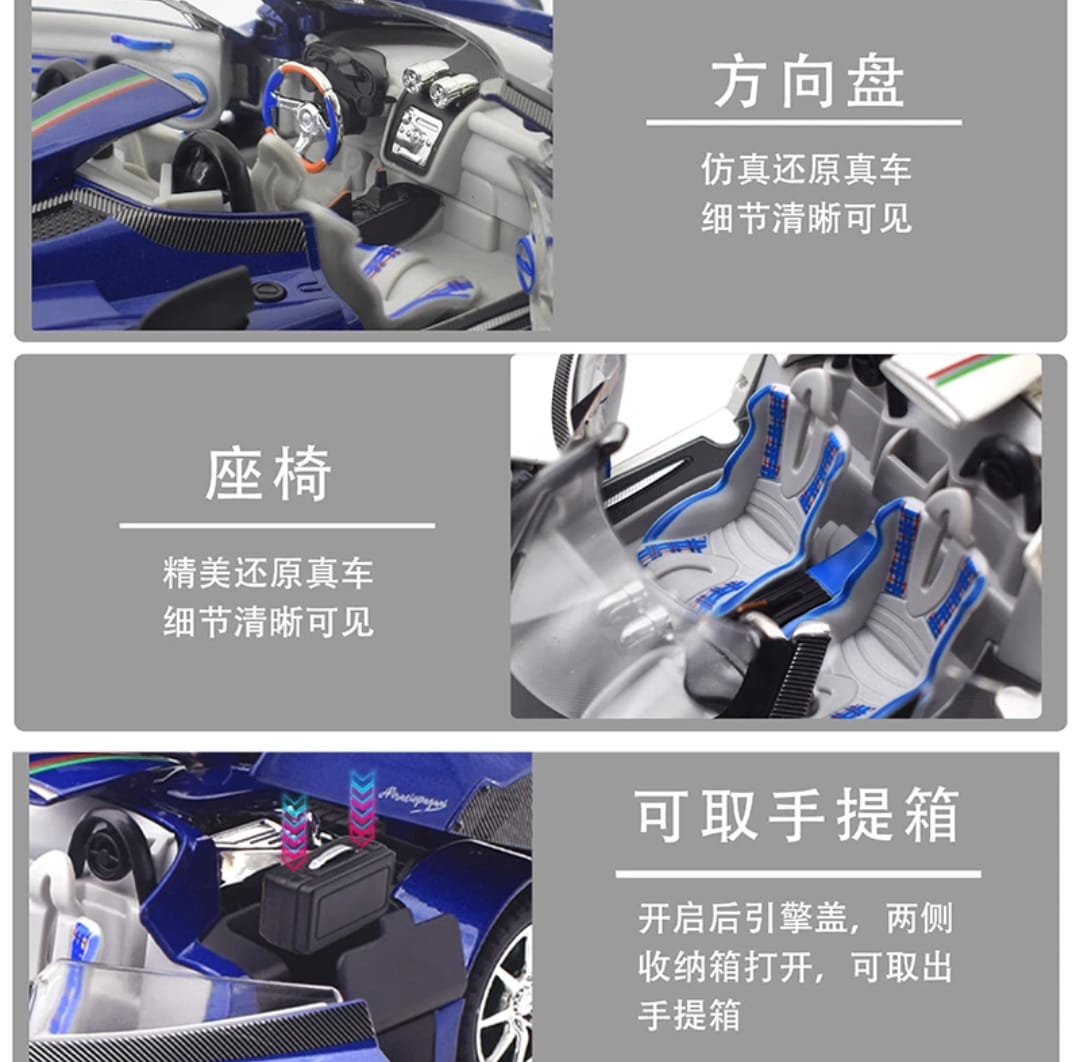 PAGHANI ZONDA C12 DIECAST MODEL 1/24