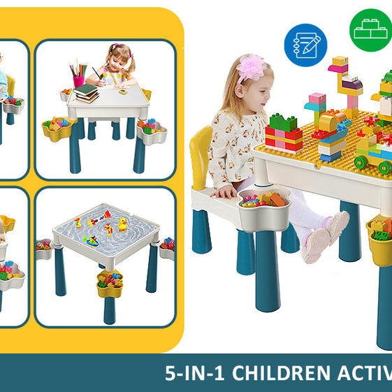 Blocks Creative Building Blocks Table  + CHAIR