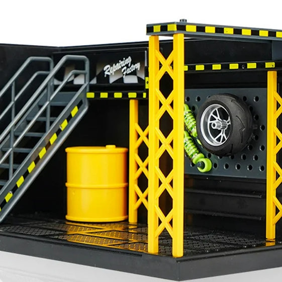 1:14 Diecast Bike Model With Parking Lot