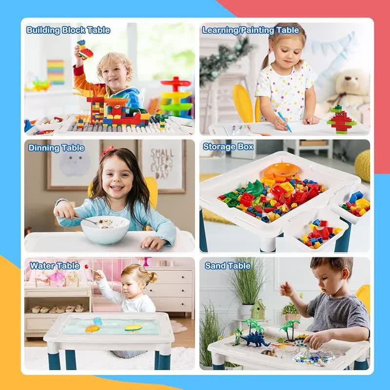 Blocks Creative Building Blocks Table  + CHAIR