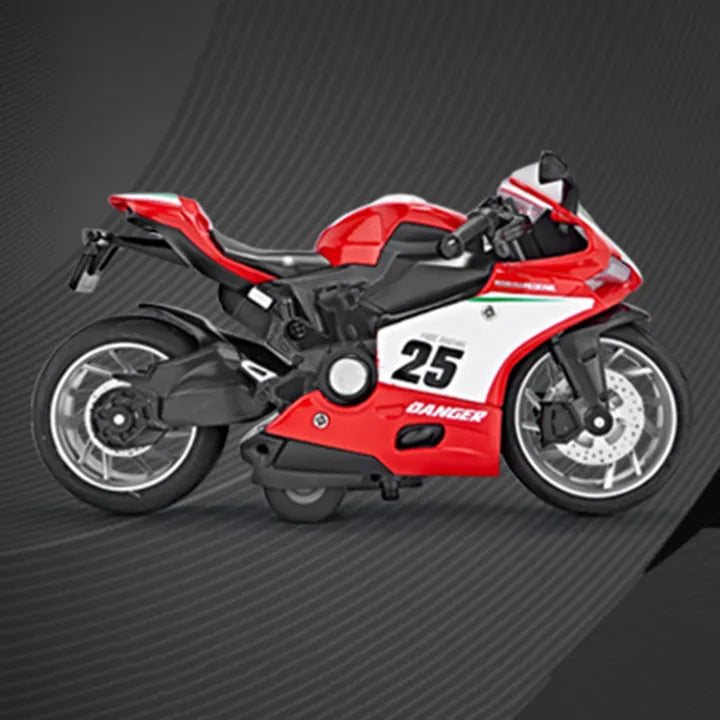 1:12 Diecast Danger Bike Model - Assortment