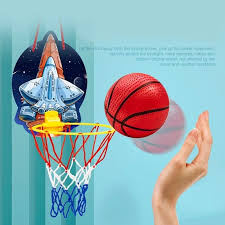 Kids Basketball Hoop Stand Kit Adjustable with Ball Pump