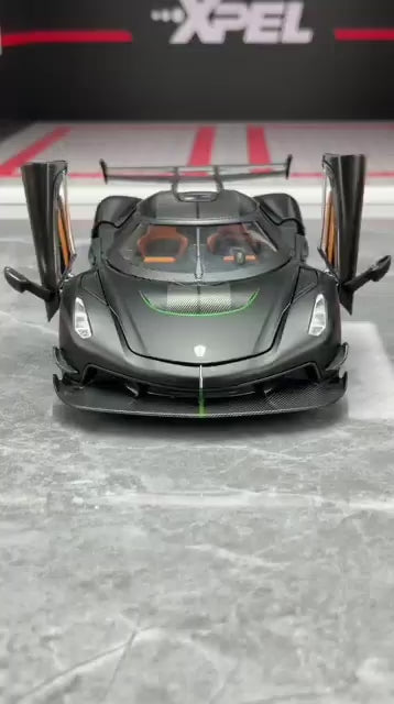 1:24 Koenigsegg Jesko supercar alloy car model light and sound