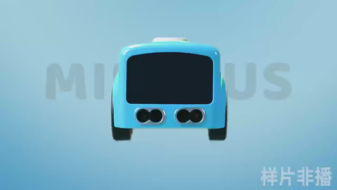 Magic RC Mini Bus Intelligent Remote Control Gesture Sensing Induction Follow Cartoon Car Smart Animation Vehicle Toys