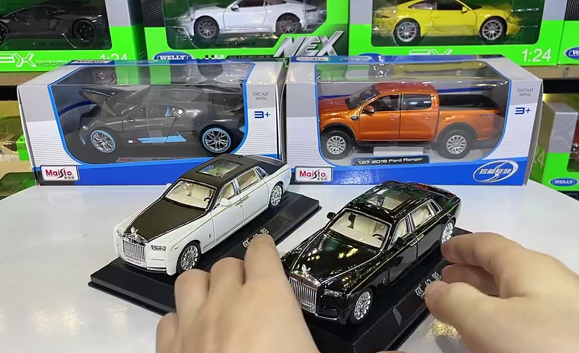 1:32 rolls royce diecast alloy model car light and sound