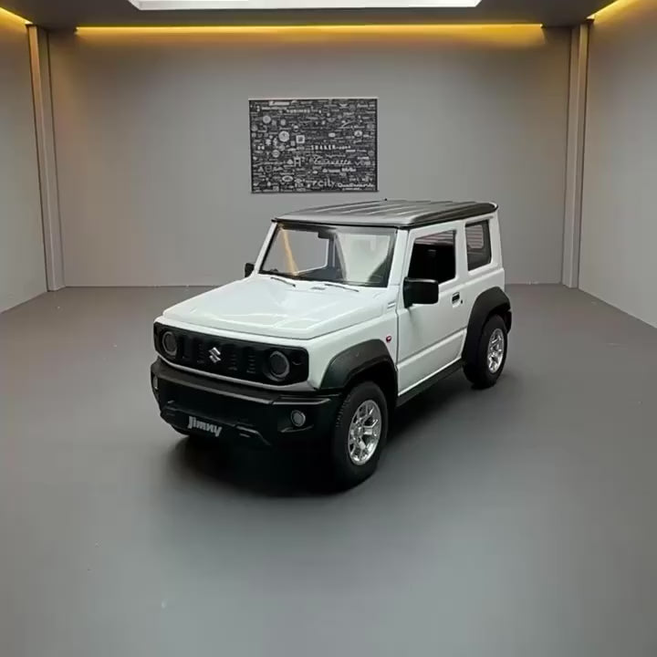 1:24 suzuki Jimny off road SUV Alloy Diecast Model Vehicle Light & sound Display Hobby