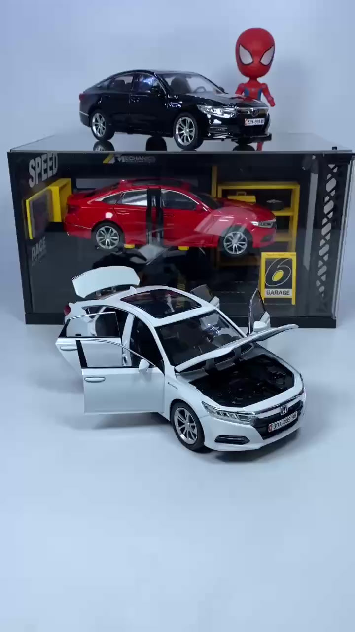 1:24 honda accord diecast alloy model car light and sound