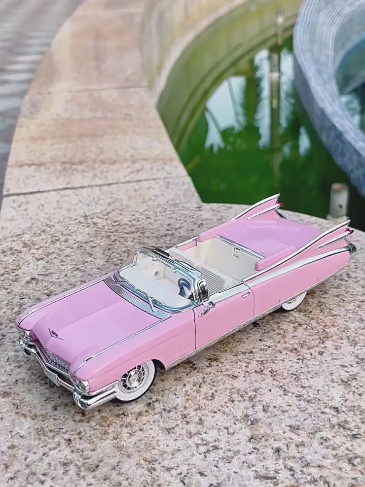 1/24 Cadillac Eldorado Biarritz 1959 Series 62 Luxury Classic Alloy Diecast Model Bookshelf Collection Ornaments Gift