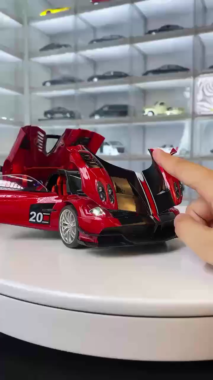 1:18 pagani huayra BC high performance super car alloy metal diecast model light and sound