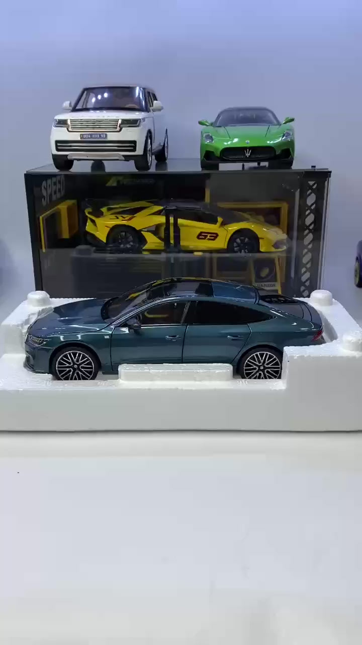 1:24 audi A7 diecast alloy model car light and sound