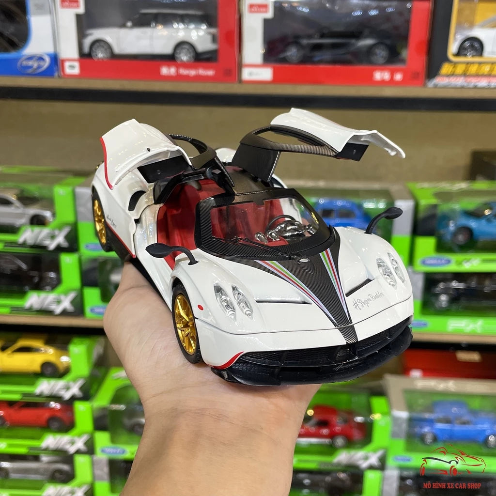 1:24 pagani huayra roadster diecast alloy model car light and sound