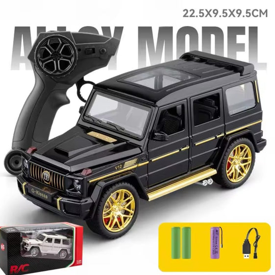 1:24 RC Diecast alloy model with remote control all door Openable light song multiple model