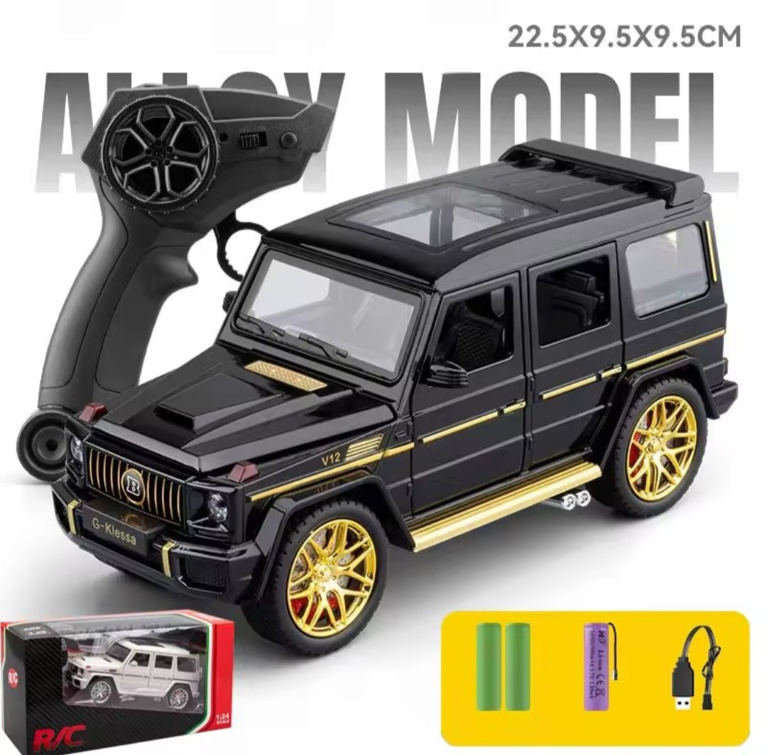 1:24 RC Diecast alloy model with remote control all door Openable light song multiple model