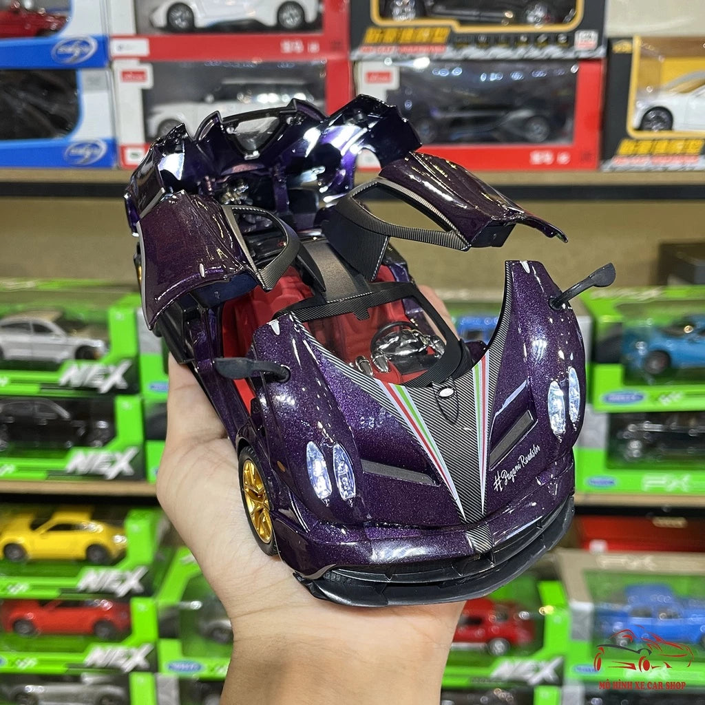 1:24 pagani huayra roadster diecast alloy model car light and sound