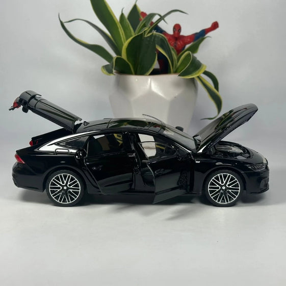 1:24 audi A7 diecast alloy model car light and sound