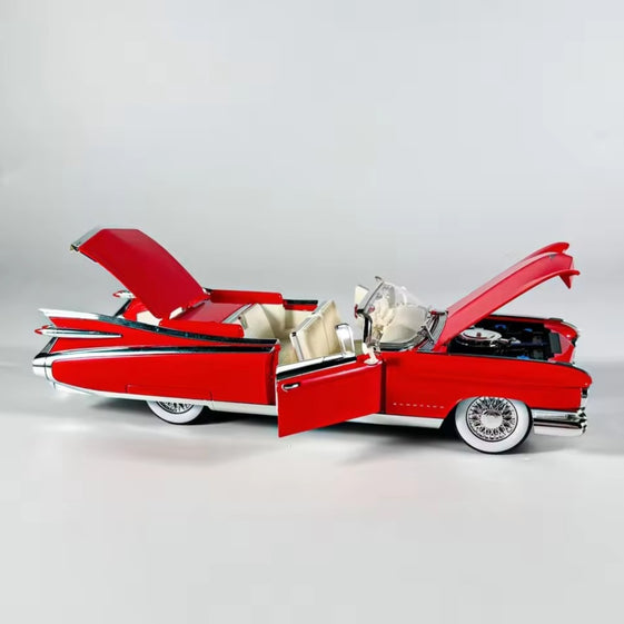 1/24 Cadillac Eldorado Biarritz 1959 Series 62 Luxury Classic Alloy Diecast Model Bookshelf Collection Ornaments Gift