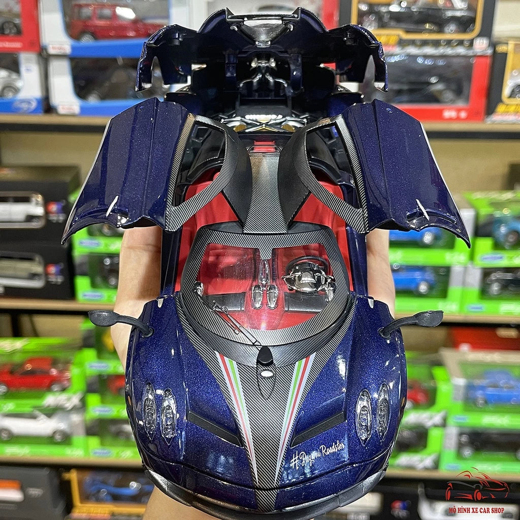 1:24 pagani huayra roadster diecast alloy model car light and sound