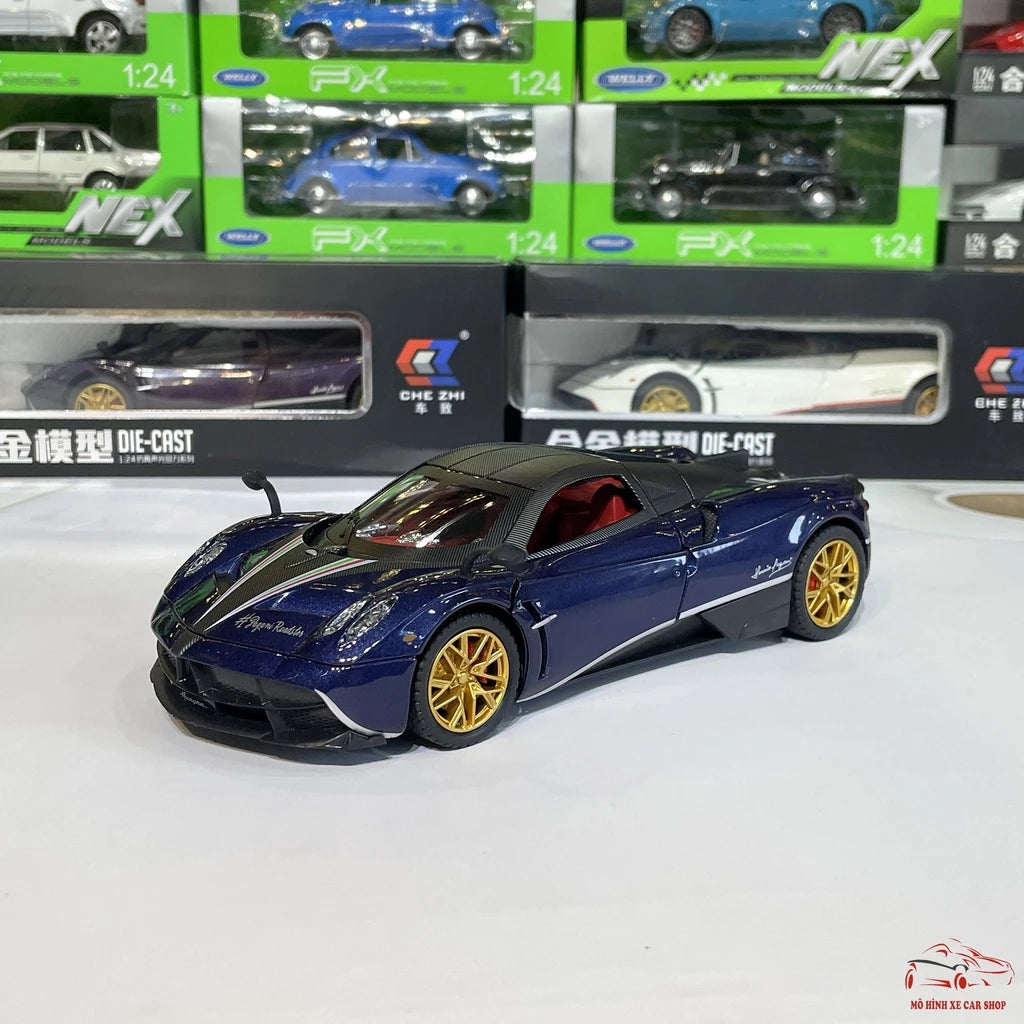 1:24 pagani huayra roadster diecast alloy model car light and sound