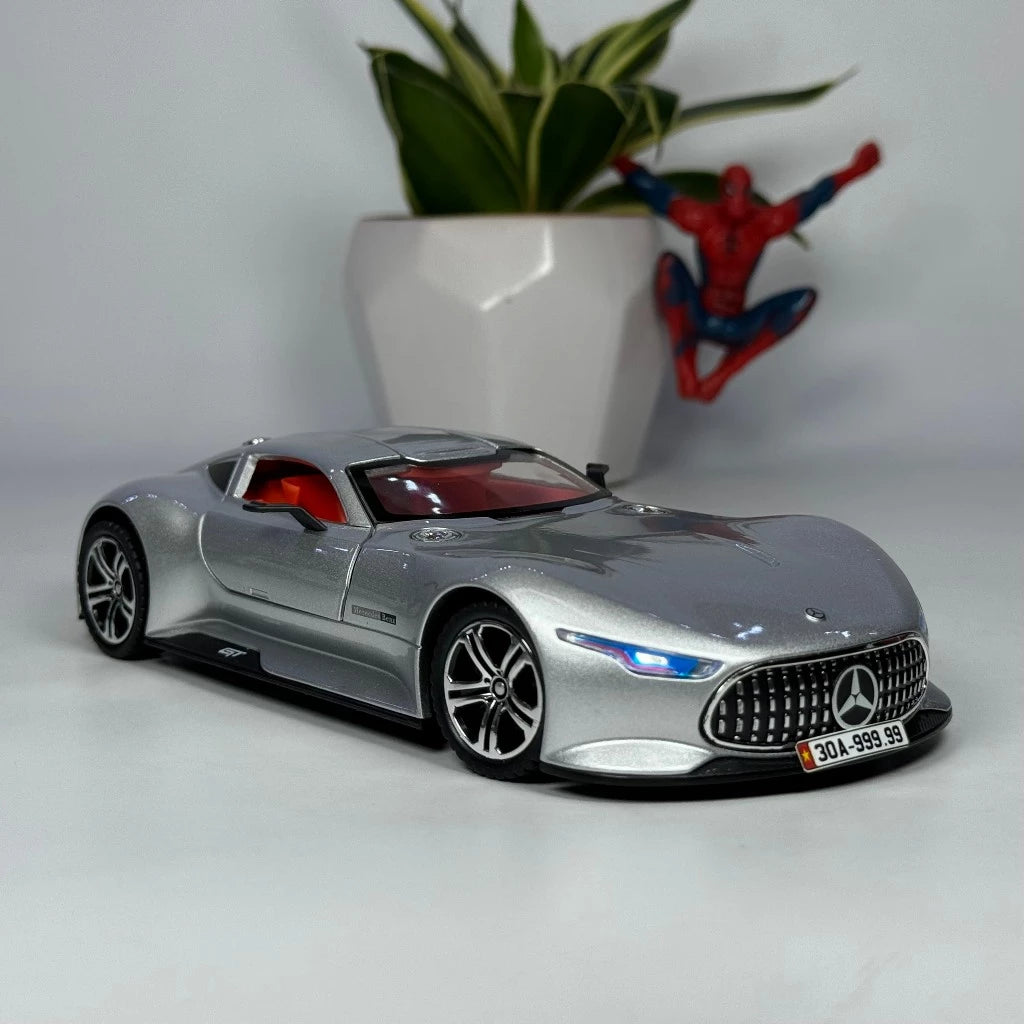 1:24 scale Mercedes AMG Vision GT Diecast alloy model car light and sound pull back car