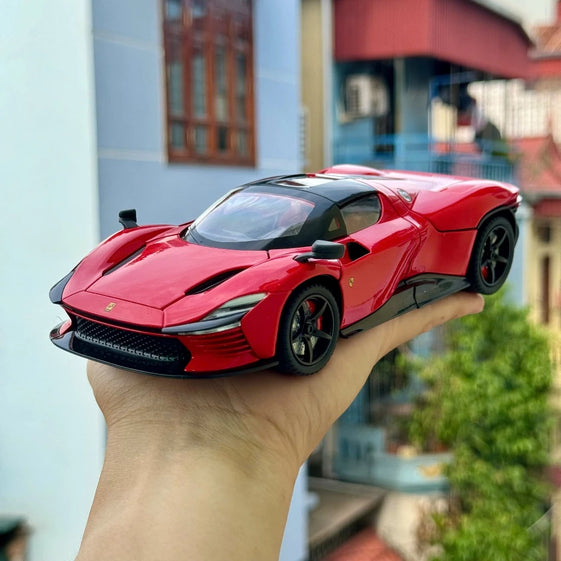 1:22 Ferrari Daytona SP3 Double Horses model with lights and sound, full glass