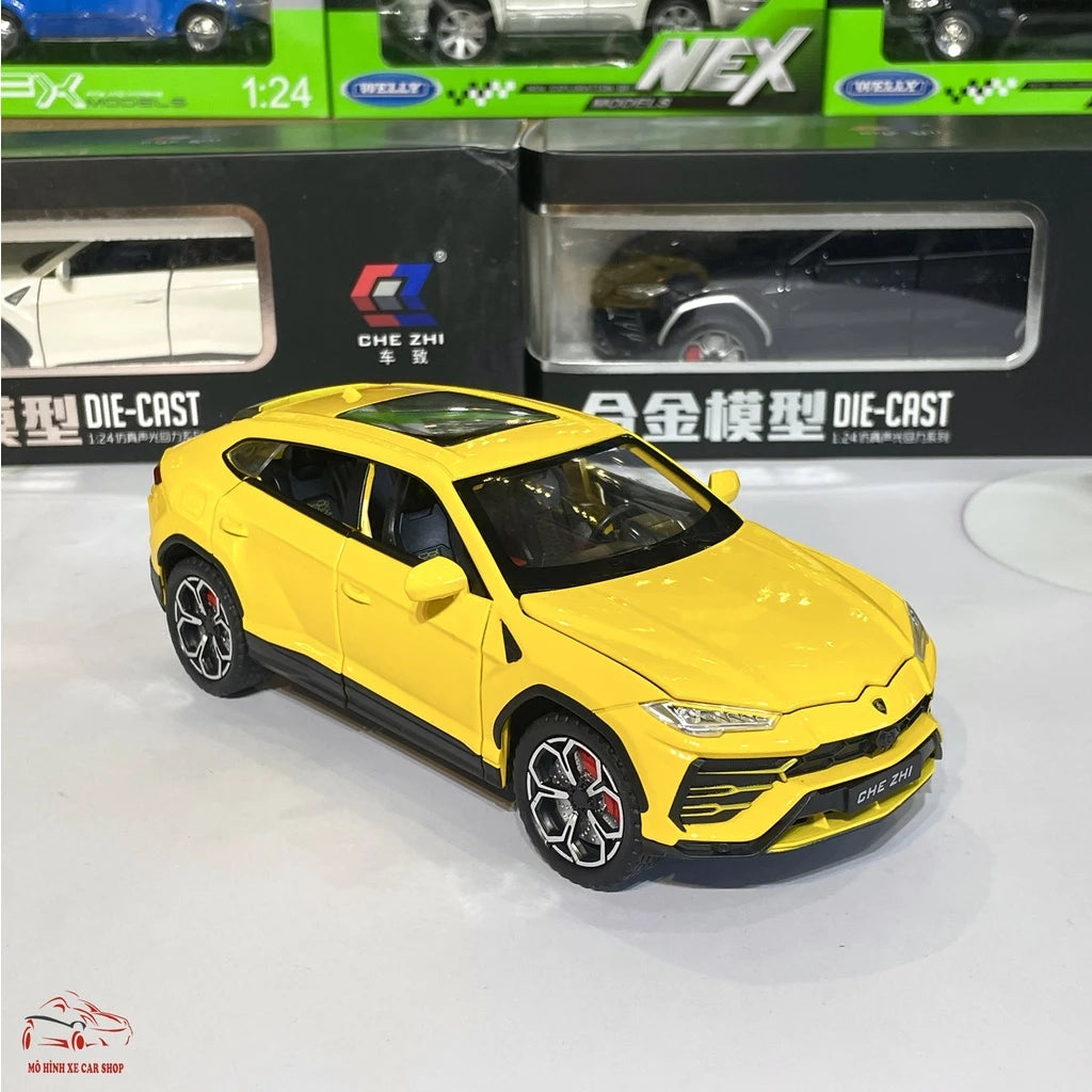 1:24 Lamborghini Urus diecast model alloy car lights sound