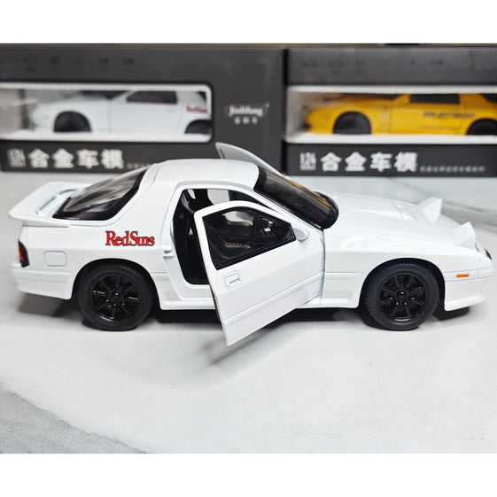 1:24 mazda RX7 diecast alloy model car light and sound