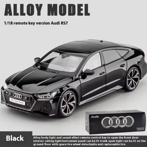 1:18 AUDI RS7 Diecast Metal Model Car - Remote Control