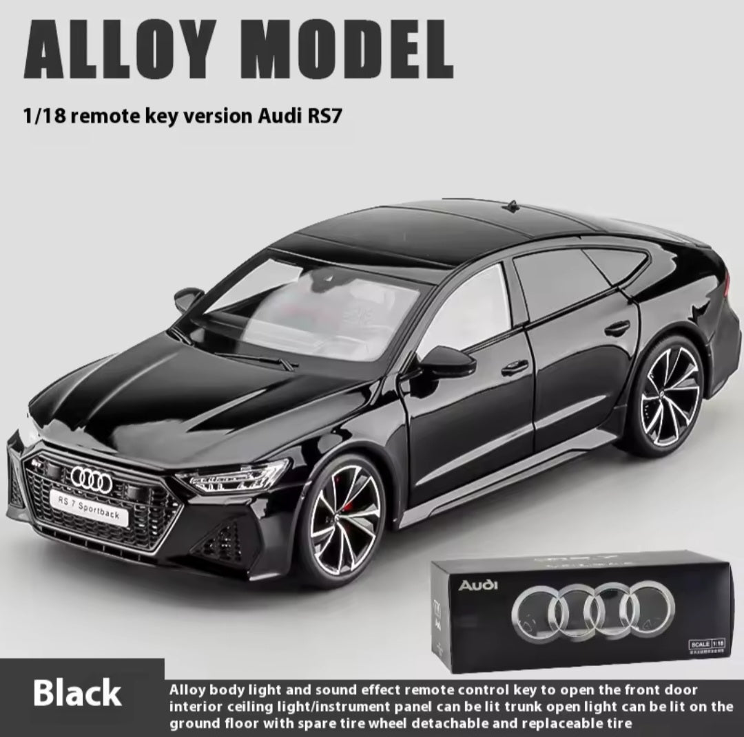 1:18 AUDI RS7 Diecast Metal Model Car - Remote Control