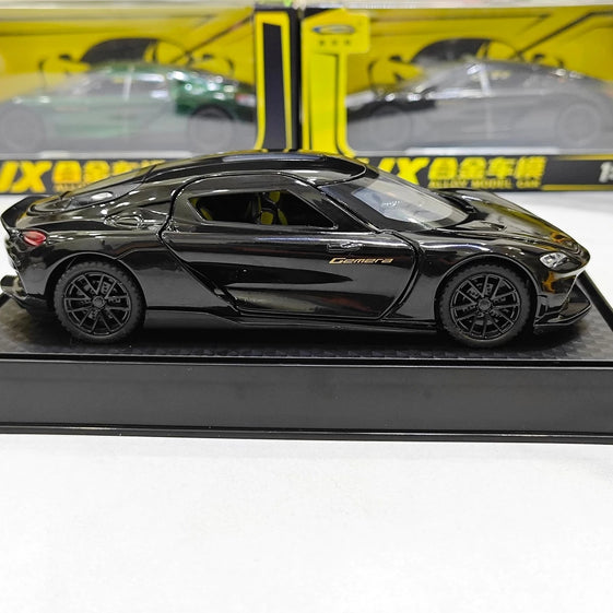1:32 Gemera GT Super Sports Car Alloy Diecast Model Sound & Light Pull Back Toy Collection Of Hobby Decorative