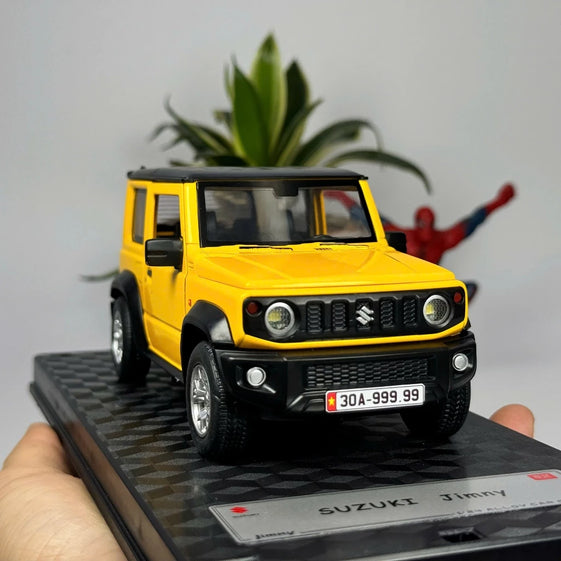 1:24 suzuki Jimny off road SUV Alloy Diecast Model Vehicle Light & sound Display Hobby