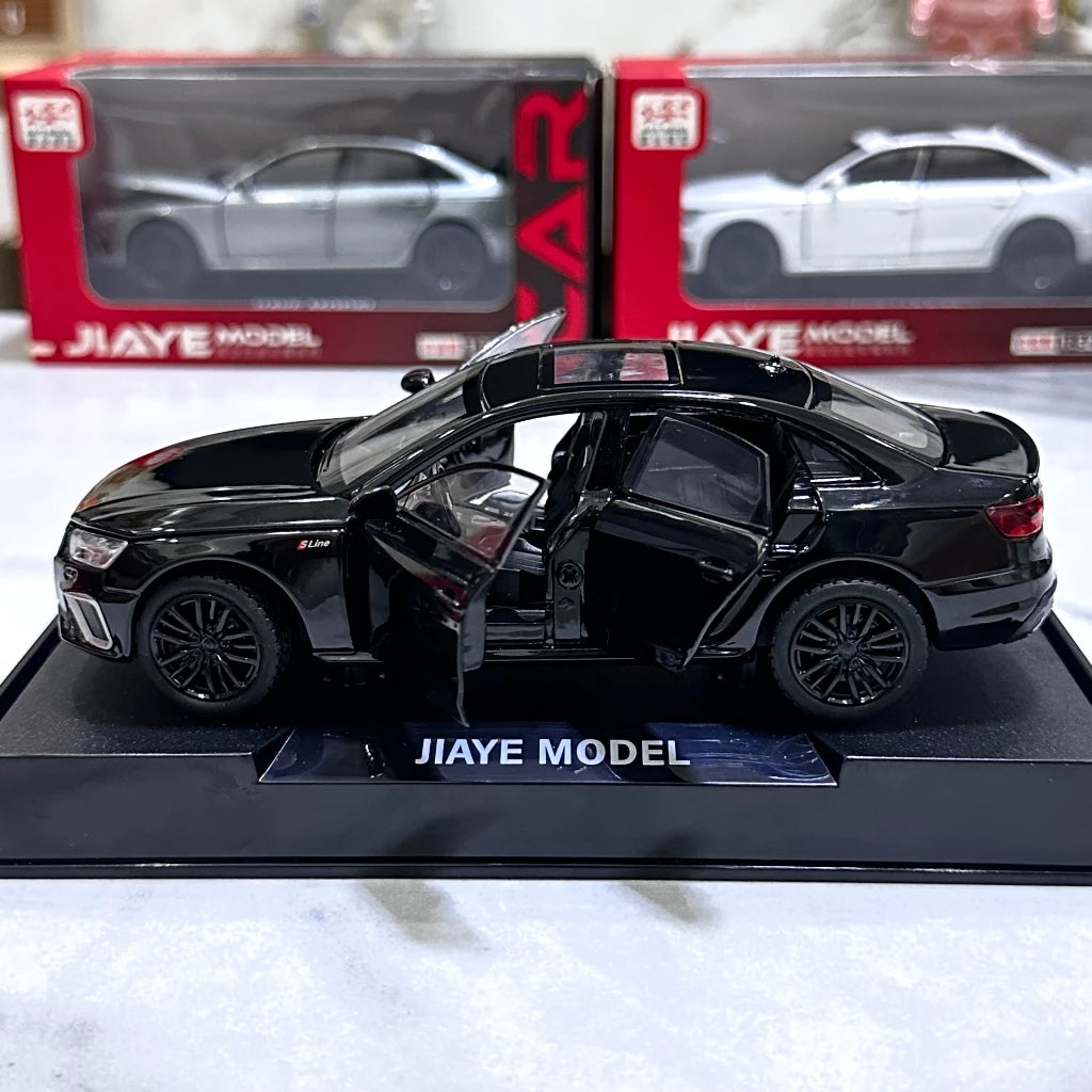 1:32 Audi A4 diecast alloy model with stand light and sound