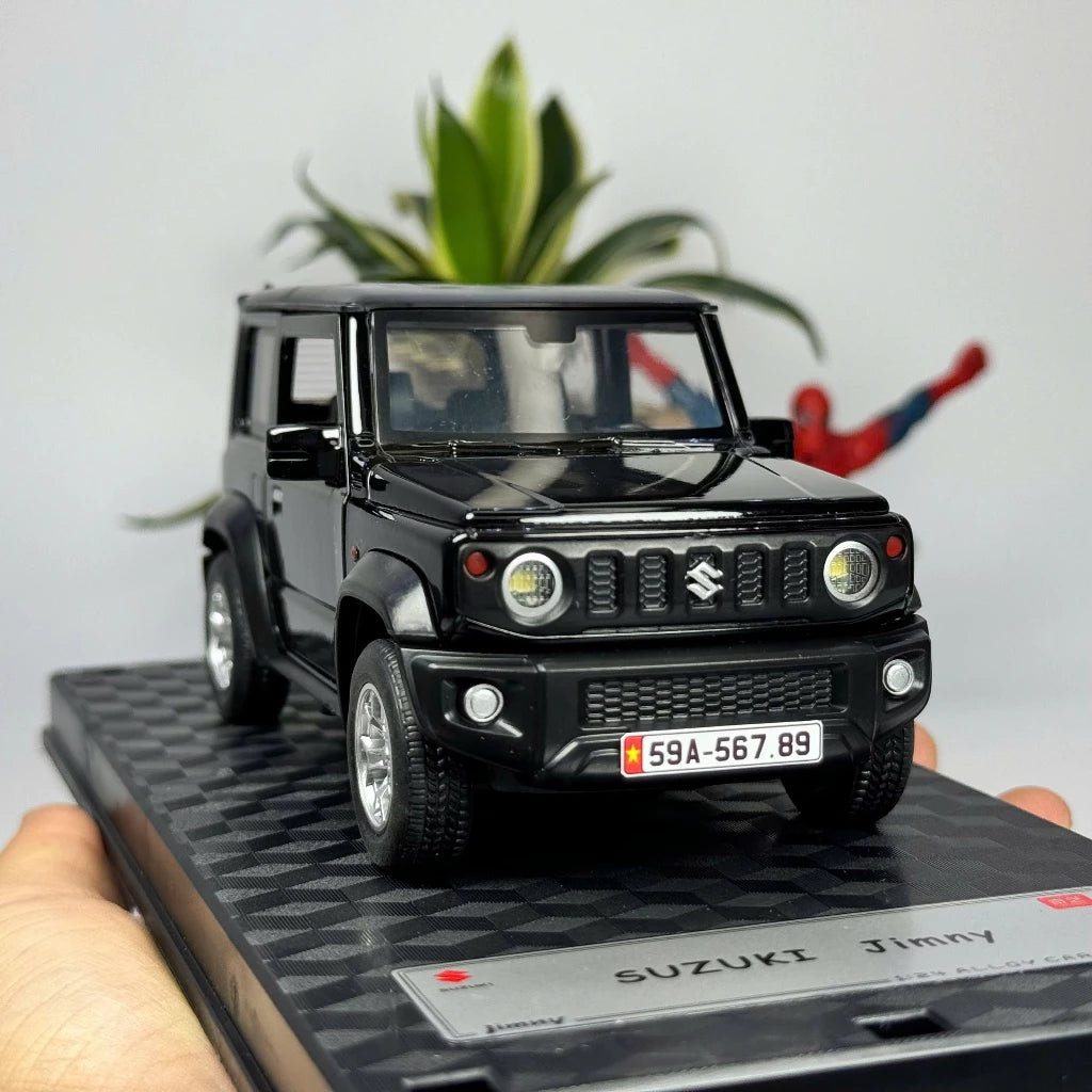 1:24 suzuki Jimny off road SUV Alloy Diecast Model Vehicle Light & sound Display Hobby