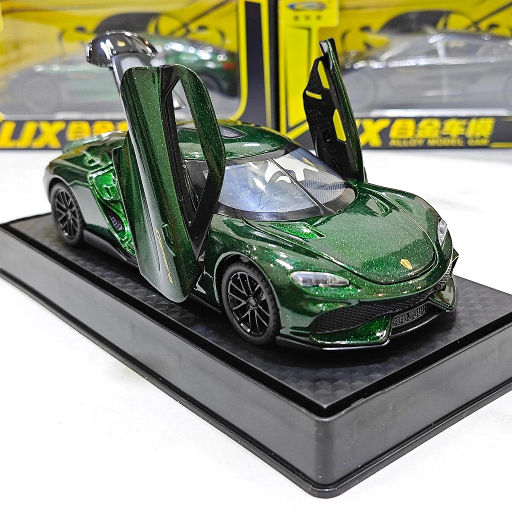 1:32 Gemera GT Super Sports Car Alloy Diecast Model Sound & Light Pull Back Toy Collection Of Hobby Decorative