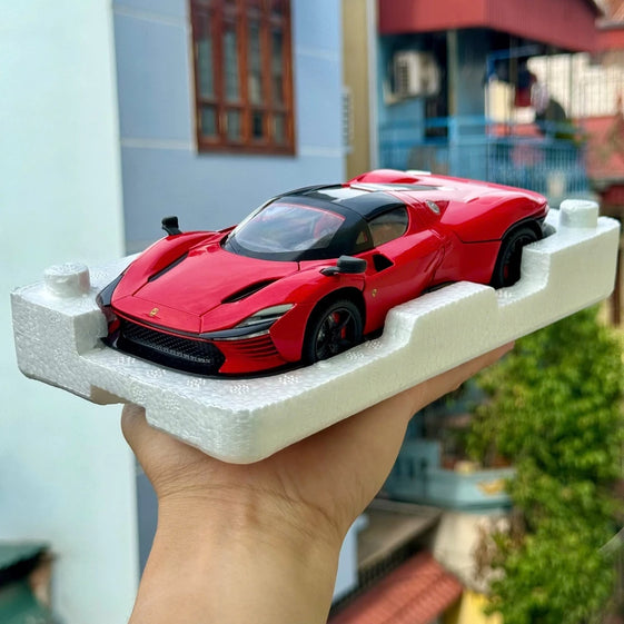 1:22 Ferrari Daytona SP3 Double Horses model with lights and sound, full glass