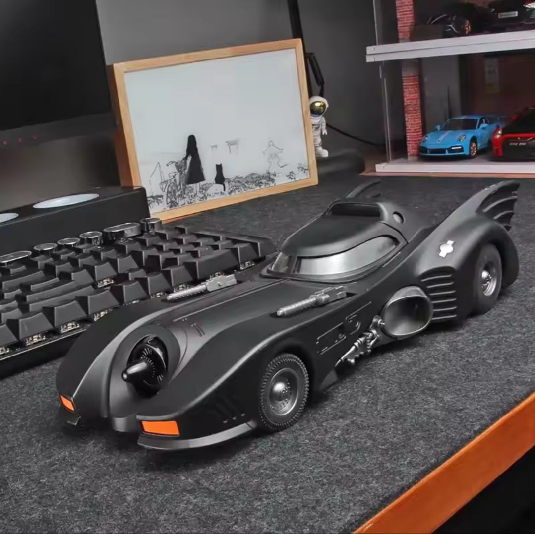 1:18 1989 Batmobile Classic Emotional Chariot Series Alloy Diecast Metal Model Car Sound And Light