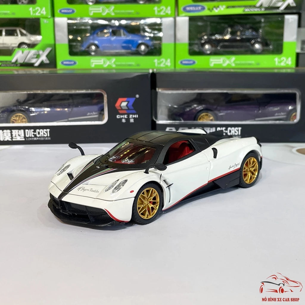 1:24 pagani huayra roadster diecast alloy model car light and sound