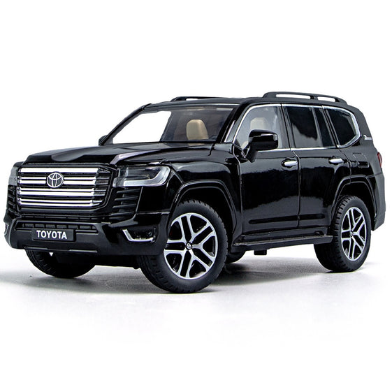 1:24 Diecast Model toyota Land Cruiser LC300 remote Key Official License Hobby Collection Gift Display