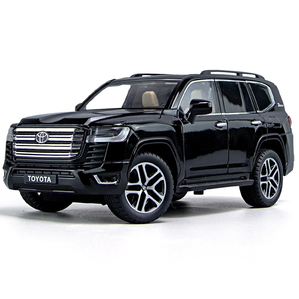 1:24 Diecast Model toyota Land Cruiser LC300 remote Key Official License Hobby Collection Gift Display