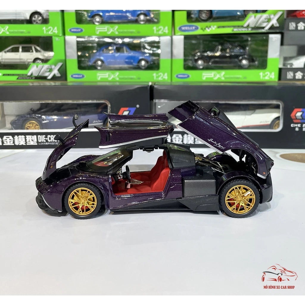 1:24 pagani huayra roadster diecast alloy model car light and sound
