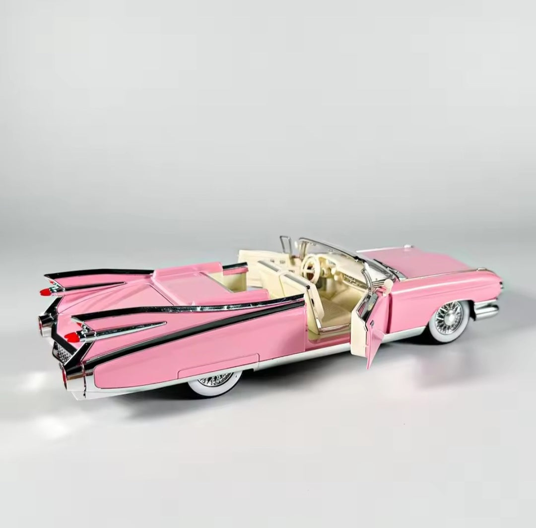 1/24 Cadillac Eldorado Biarritz 1959 Series 62 Luxury Classic Alloy Diecast Model Bookshelf Collection Ornaments Gift